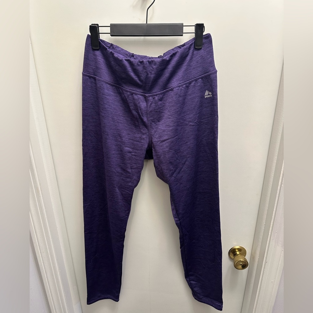Purple thermal Reebok leggings L